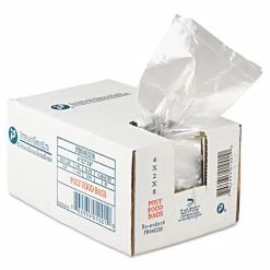 Brand new ⌛ Inteplast Group Food Bags, 16 Oz, 0.68 Mil, 4" X 8", Clear, 1,000/Carton ✨