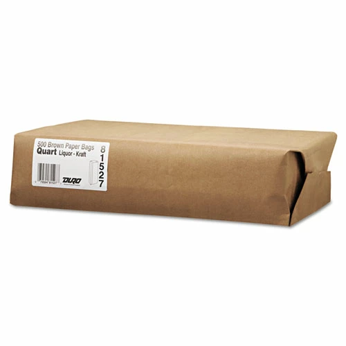 Cheapest โ General Liquor-Takeout Quart-Sized Paper Bags, 35 Lb Capacity, 4.25" X 2.5" X 16", Kraft, 500 Bags ๐ - Image 2