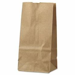 Best Sale 🥰 General Grocery Paper Bags, 30 Lb Capacity, #2, 4.31" X 2.44" X 7.88", Kraft, 500 Bags 🌟