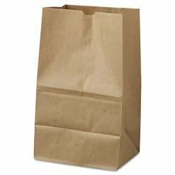 Promo 😍 General Grocery Paper Bags, 40 Lb Capacity, #20 Squat, 8.25" X 5.94" X 13.38", Kraft, 500 Bags 😀