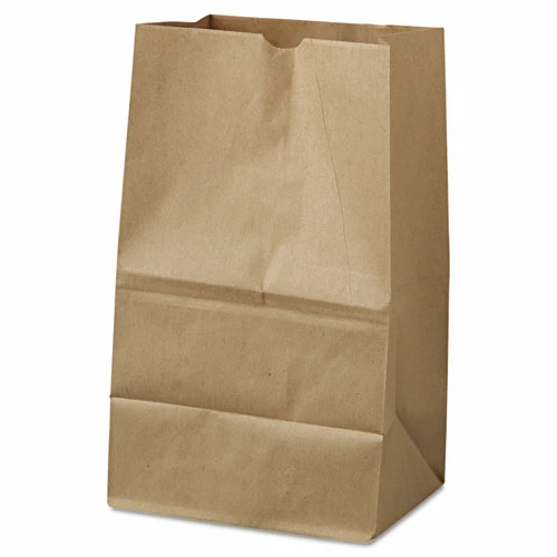Promo ๐ General Grocery Paper Bags, 40 Lb Capacity, #20 Squat, 8.25" X 5.94" X 13.38", Kraft, 500 Bags ๐