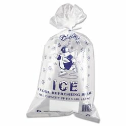 Best Sale ✔️ Inteplast Group Ice Bags, 1.5 Mil, 11" X 20", Clear, 1,000/Carton ✨