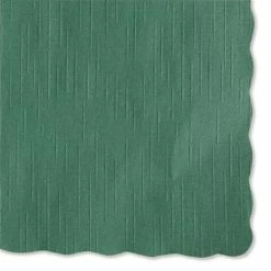 Promo 🥰 Hoffmaster® Solid Color Scalloped Edge Placemats, 9.5 X 13.5, Hunter Green, 1,000/Carton ✨