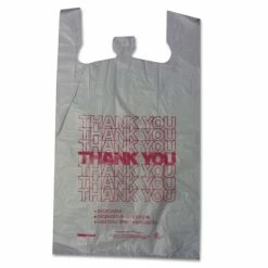 Cheapest ❤️ Barnes Paper Company Thank You High-Density Shopping Bags, 18" X 30", White, 500/Carton ⌛