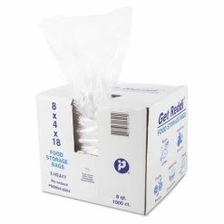 Best deal 🛒 Inteplast Group Food And Utility Bags, 8 Qt, 1.2 Mil, 8" X 18", Clear, 1,000/Carton 🧨