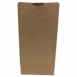 Best Pirce 🔔 General Grocery Paper Bags, 50 Lb Capacity, #10, 6.31" X 4.19" X 13.38", Kraft, 500 Bags 🎉