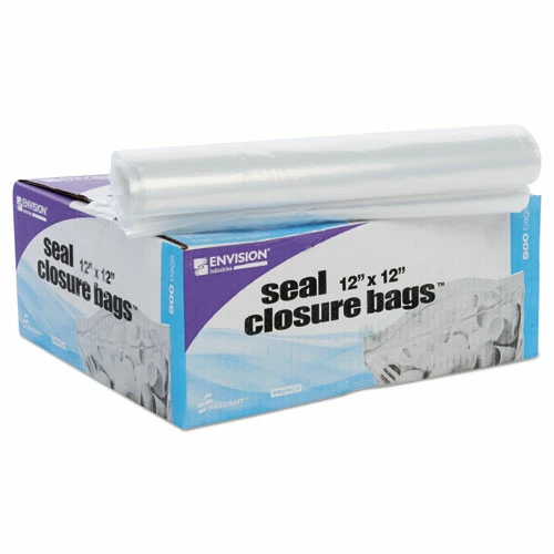Promo 🤩 Stout® By Envision™ Seal Closure Bags, 2 Mil, 12" X 12", Clear, 500/Carton 😍 - Image 4