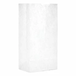 Deals 😉 General Grocery Paper Bags, 30 Lb Capacity, #4, 5" X 3.33" X 9.75", White, 500 Bags ✨
