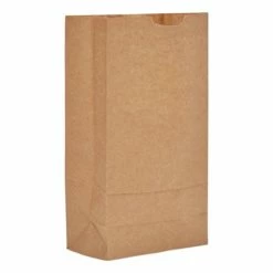 Discount 🎉 General Grocery Paper Bags, 35 Lb Capacity, #10, 6.31" X 4.19" X 13.38", Kraft, 500 Bags 🥰