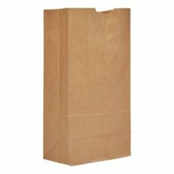 Hot Sale ✨ General Grocery Paper Bags, 50 Lb Capacity, #20, 8.25" X 5.94" X 16.13", Kraft, 500 Bags 🌟