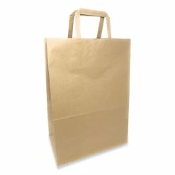 Hot Sale 🌟 Prime Time Packaging Kraft Paper Bags, 1/6th BBL 12 X 7 X 17, Natural, 300/Bundle ❤️