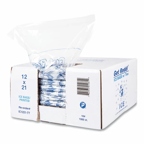 Budget ๐ Inteplast Group Ice Bags, 1.5 Mil, 12" X 21", Clear, 1,000/Carton ๐ - Image 4