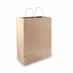 Best reviews of 🤩 COSCO Premium Shopping Bag, 12" X 6.5" X 17", Brown Kraft, 50/Box 🎉