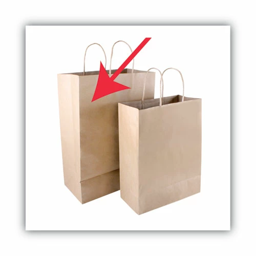 Best reviews of 🤩 COSCO Premium Shopping Bag, 12" X 6.5" X 17", Brown Kraft, 50/Box 🎉 - Image 3