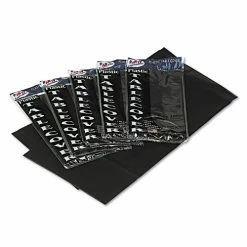 Buy 😍 Tablemate® Table Set Rectangular Table Covers, Heavyweight Plastic, 54" X 108", Black, 6/Pack 😍
